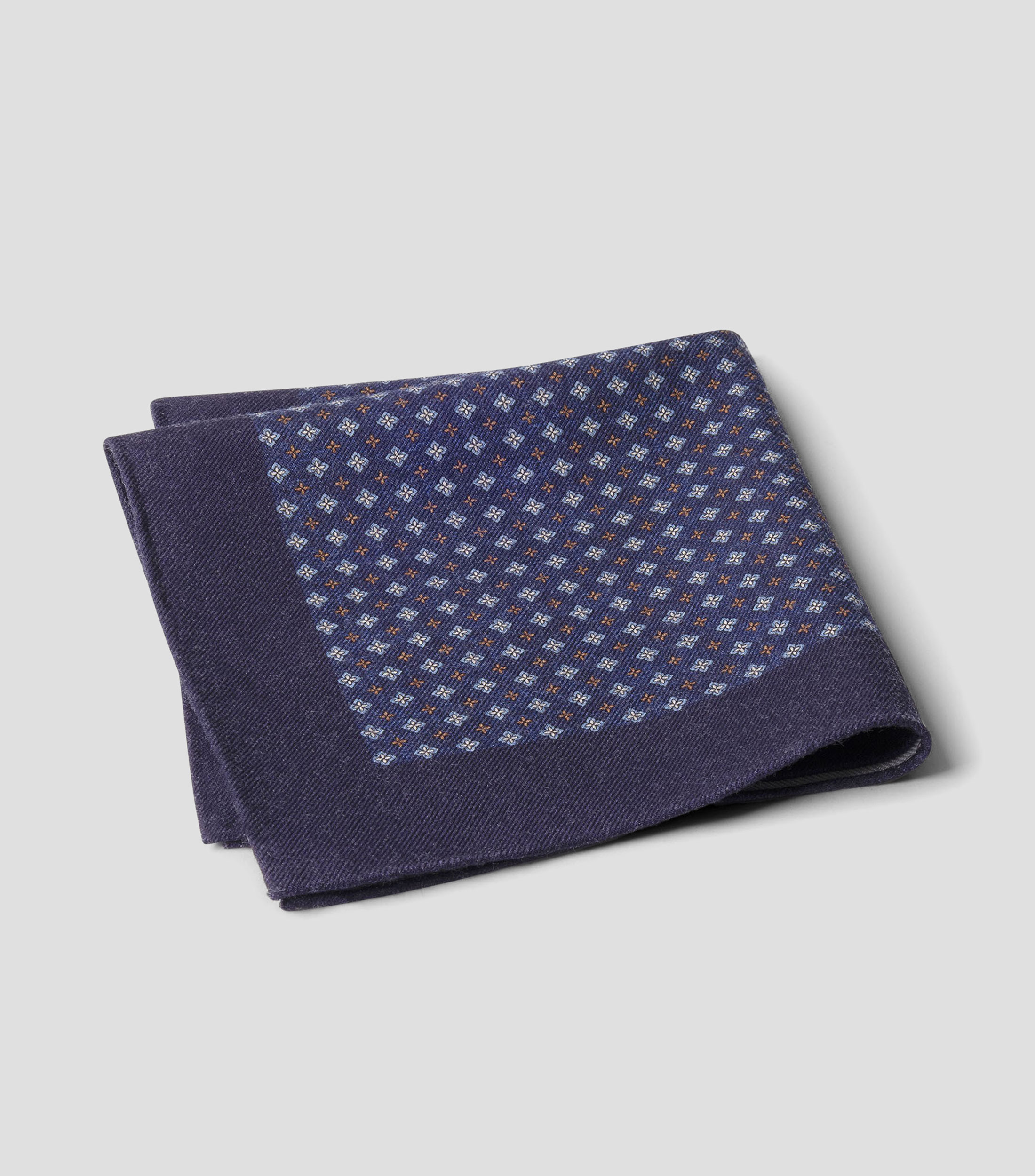 Pañuelo en seda estampado Hombre